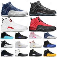 12 zapatos de baloncesto 12s Utility Dark Concord Indigo Gama de gripe inversa Real Playoffs Mujeres para hombre Entrenadores deportivos Zapatillas deportivas