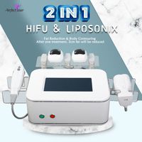 5 głowicy HIFU i Liposonix Cena maszyny do usuwania zmarszczek Ciało kształtowania Ultradźwiękowy Salon kosmetyczny
