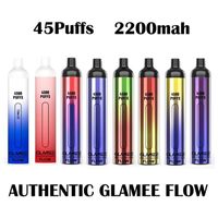 Original GLAMEE FLOW Disposable E cigarettes Pod Device Kit 4500 Puffs 2200mah battery Prefilled Cartridges Vape Stick Pen For XXL Mega Plus a59