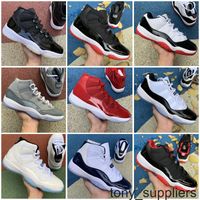 25th Anniversary Concord bred 11 11s low Men Women Jumpman Basketball Shoes space jam cap and gown legend blue sports sneakers mens trainers