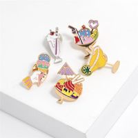 Enamel Lapel Pins Cute Badges Brooches for Clothing Bags Backpacks Jackets Hat Jewelry DIY 5 Styles for Choose