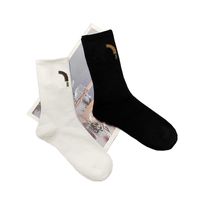 Дизайнерский дизайн роскошные чулки мужские женские носки 100% хлопчатобумажные чулки высококачественные старшие улицы, комфортабельные длинные носки буквы