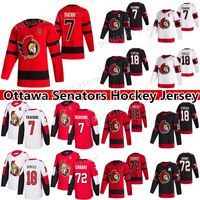 Ottawa Senators Jersey 7 Brady Tkachuk 72 Thomas Chabot 18 Tim Stützle 30 Matt Murray Hockey Jerseys