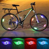 Mountain bike road bike light night riding wheels willow lighted spoke warning decorative silicone lights498s