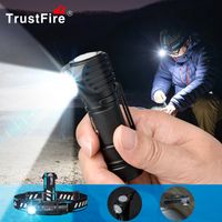 Trustfire MC18 EDC Led Flashlight Torch 1200 Lumens Outdoor Lighting Torch Magnetic USB Rechargeable 18650 Work Light Lamps IPX8 220212