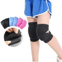 Elbow & Knee Pads Thicken Children Protectors Sports Basketball Skating Football Brace Support For Girl Boys Safety