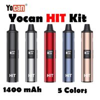 100% YOCAN HIT STARTER KIT 1400MAH Batteria a secco Herb Vapor Operatore vaporizzatore vaporizzatore VAPE PEN GENUINE