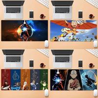 Fare Pedleri Bilek Dinlenmek Avatar Son Hava Bükücü Kauçuk PC Bilgisayar Oyun Mousepad Büyük Laptop XL Kaymaz Ofis Pedi