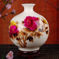 Vases Beautiful Chinese Ceramic Porcelain Wheat Straw Vase H30cm Size Lots Of Colour Available