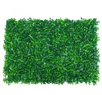 Faux Greenery Artificial Grass Plant Lawn Panels Wall Fence ...