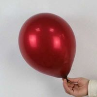 Doppelschicht dunkelrote Ballons 10-Zoll-Latex-Kirsch-Hochzeitsdekoration-Ballon-glückliche Geburtstags-Party Helium