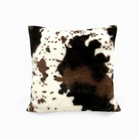 45 * 45 cm Vaca Grano cuadrado Funda de almohada DIY Pillowcasas Cubiertas de almohadas de poliéster para sofá Fundas de almohadas espesantes A13