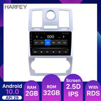 Android 10,0 Carro DVD Stereo 9 polegadas Jogador HD Rádio Touchscreen para Chrysler Aspen 300C 2004-2008 Bluetooth Aux Auxe Carplay