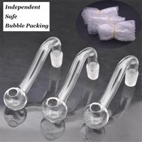 thick pyrex glass oil burner pipes 10mm 14mm 18mm male femal...
