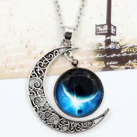 Pendant Necklaces 26 Styles 2022 Fashion Jewelry Man High Quality Moon Star Kid Women Interstellar Luxury Necklace Christmas Gift 48CM
