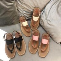 2021 дизайнерские мужчины женские сандалии с правильным цветочным ящиком пылесъемник обувь скользить лето широкие плоские сандалии тапочки