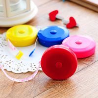 Telescopic tape measure carry-on convenient 1.5 m soft leather ruler cute mini small round tape measure one-piece hair