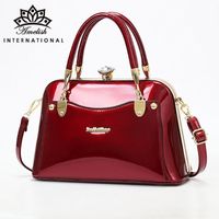 Evening Bags AMELISH Shell Patent Leather Messenger For Wome...