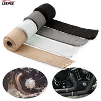 Motorcycle Exhaust System Heat Insulating Wrap Anti- Header Pipe Tape 50mm X 1.5m Insulation Glass Fiber Accessories