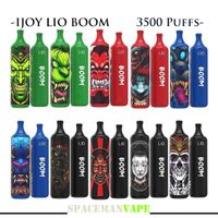 Authentic IJOY Lio Boom Disposable Vape Pen 3500 Puffs e cigarettes 1400mAh Battery 5%ni 10ml Pod vs GunnPod aokit cube 2 randm bang xxl geek bar
