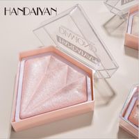 Handiyan 5 colori Highlighter Palette Eye Shadow Trucco Face Contorno Polvere Bronzer Make Up Blusher Professional Screwen Cosmetics