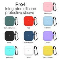 Colorful Protective Case Air Pods Pro 4 Soft Silicone Solid ...