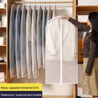Clothing & Wardrobe Storage Cover Clothes Bag Protection Dust-proof For Suit Cloth Visible Transparent Window Dust Proof Organizer
