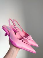2022 modelos originais modelos designer de luxo sandálias apontadas 2021 Últimas moda feminina de couro genuíno boca rasa salto alto sapatos de vestido de sandália