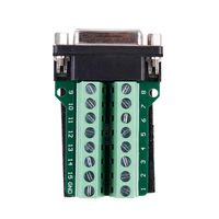 Smart Power Plugs DB15 D-SUB VGA 15pin Female Adapter Jack Terminal Breakout PCB Board