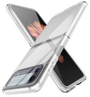 Études de pare-chocs hybrides transparents pour Samsung Galaxy Z Flip 4 3 S22 Plus Ultra iPhone 13 12 Pro Max Acrylique TPU Transparent Téléphone Transparent Covers