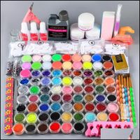 Zestawy Nail Art Salon Health Beauty 120ml Akrylowy Ciecz Manicure Zestaw Kit Profil Professional Decorations Dostawa Dorozumienia 2021 7LCG5