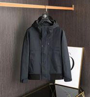 Mens Hoodie Coat Jacket 디자이너 자켓 코트 남자 패션 겨울 파카 윈드 브레이커 의류 가을 편지 인쇄 지퍼 후드 남자 파카 플러스 크기