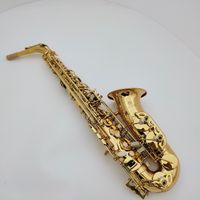 Hohe Qualität Neue Ankunft Jupiter JAS-567 GL Alto E flach Saxophon Goldlack Musikinstrumente mit Fallmundstück Zubehör