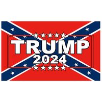Custom 3x5ft 2024 Confederate and Trump flags , Digital Prin...