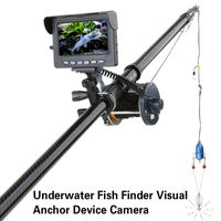 Caméra de pêche sous-marine de pêche Caméra de pêche sous-marine 4.3 pouce Moniteur 10pcs LED Night Vision Vision Métal Roue pour caméras IP