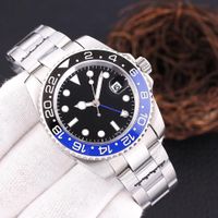 2021 orologio da uomo caldo orologio 40mm orologio meccanico automatico in acciaio inox blu nero nero ceramica zaffiro orologi da polso super luminoso Montre de luxe
