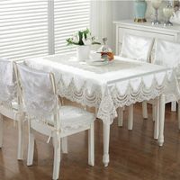 Panno da tavolo europeo tovaglia di lusso rettangolare cover di pizzo in pizzo moderno sedia in tessuto da matrimonio moderno cuscino