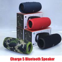 Şarj 5 Bluetooth Hoparlör Ücreti5 Taşınabilir Mini Kablosuz Açık Su Geçirmez Subwoofer Hoparlörler Destek TF USB Kart Renkleri