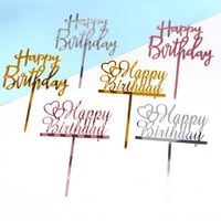 Gittler Happy Birthday Cake Topper Bling Funkelnde Dekoration Zeichen Happy Birthday Cake Topper Mädchen Mädchen Geburtstag Dessert Dekor