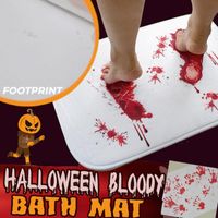 Carpets 70x40cm Doormat Blood Novelty Bathroom Bath Floor Ma...