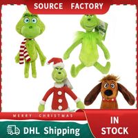 Grinch 크리스마스 그린 몬스터 플러시 장난감 녹색 모피 괴물 새로운 장난감 인형 휴가 장식 파티 용품 플러시 인형 DHL 선박
