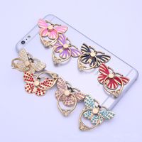 Butterfly Universal Finger Ring Mobile Phone Stand Holder for IPhone Xiaomi Samsung Phones Holders