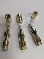Muha Meds Vape Cartridge Ceramic Coil Atomizers 510 Thread Carts Gold Tip 20200 New 15 strains E Cigarettes 0.8ML Empty Thick Oil Cart Vaporizer with Gift Box