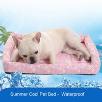 Kennels Pens Sumper Pet Bed Dog House Lounger Kennel Mat Soft Fiber Puppy Cool Removibile Waterlon lavabile per gatti