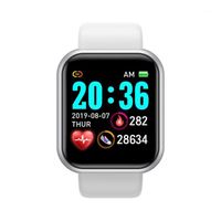 Akıllı Bileklikler 2021 Y68 Watch WiFi Spor Bilezik Bayan Için Kan Basıncı Saat Saatler / Erkek Fitness Büyük Ekran1