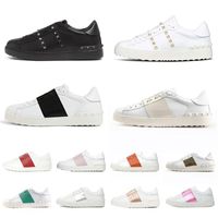 Designer Mens Womens Dress Shoes Big Size Us 12 Red Bottoms Loafers Luxury Leather Black White Pink Green Spikes Trainers Sports Sneakers Eur 35-46