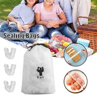 Sacchetti di stoccaggio carino cibo portatile multiuso elastico trasparente impermeabile sacchetto di tenuta impermeabile pratico forniture per cucina viaggio