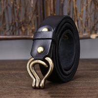 Cinturones de alta calidad Cinturón para hombre Hebilla de cobre clásica real Real genuino Leathet Cowskin Weaving Gifts