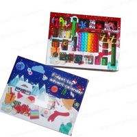 Рождественские Fidget Toys Advent Календарь Партия для девочек Мальчики Дети Взрослые Удивление Сюрприз Стресс Снимок Сцепление Праздничные Партии