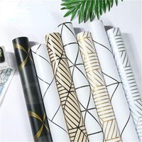 Wallpapers Abstrakte geometrische PVC-Tapetengitter Selbstklebende Pfeil Peel- und Stick-Kontaktpapier für Wandrenovierungsmöbel-Aufkleber